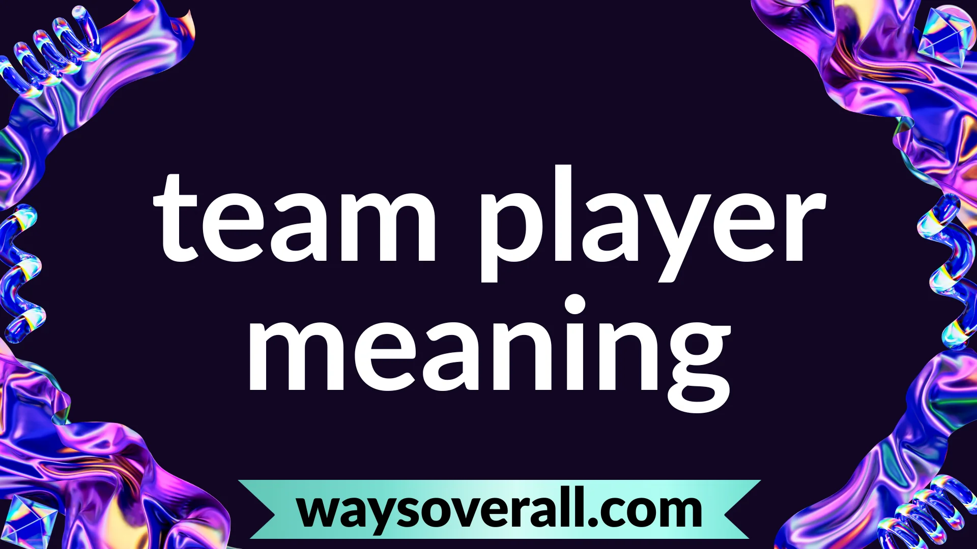 team player meaning